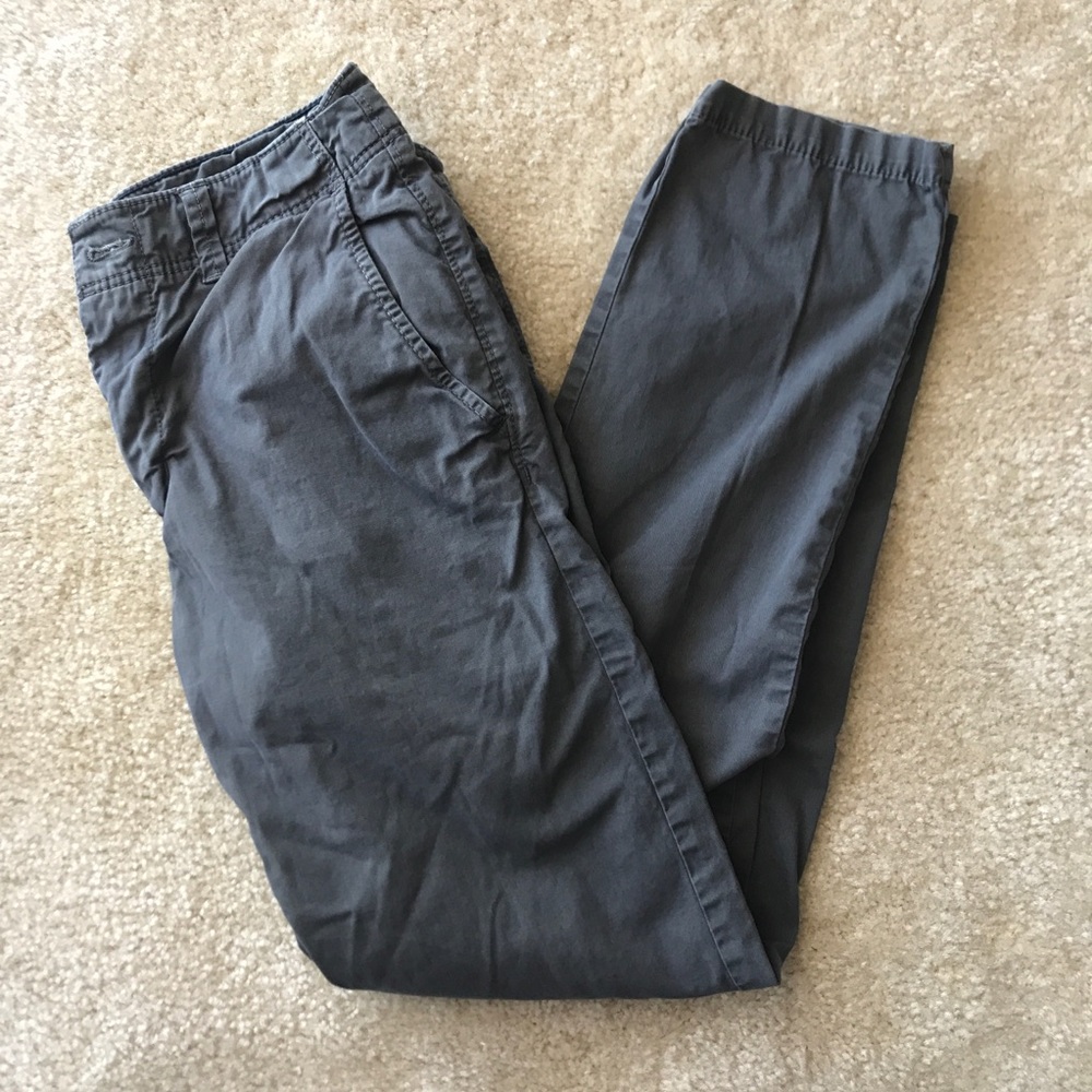 Slim fit grey khakis 28x30